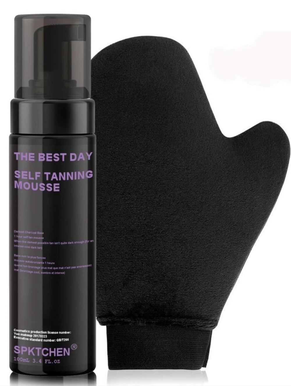 Self Tanning Mousse Kit- Tanning Foam And Reusable Mitt